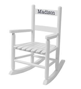 personalized childs rocking chair