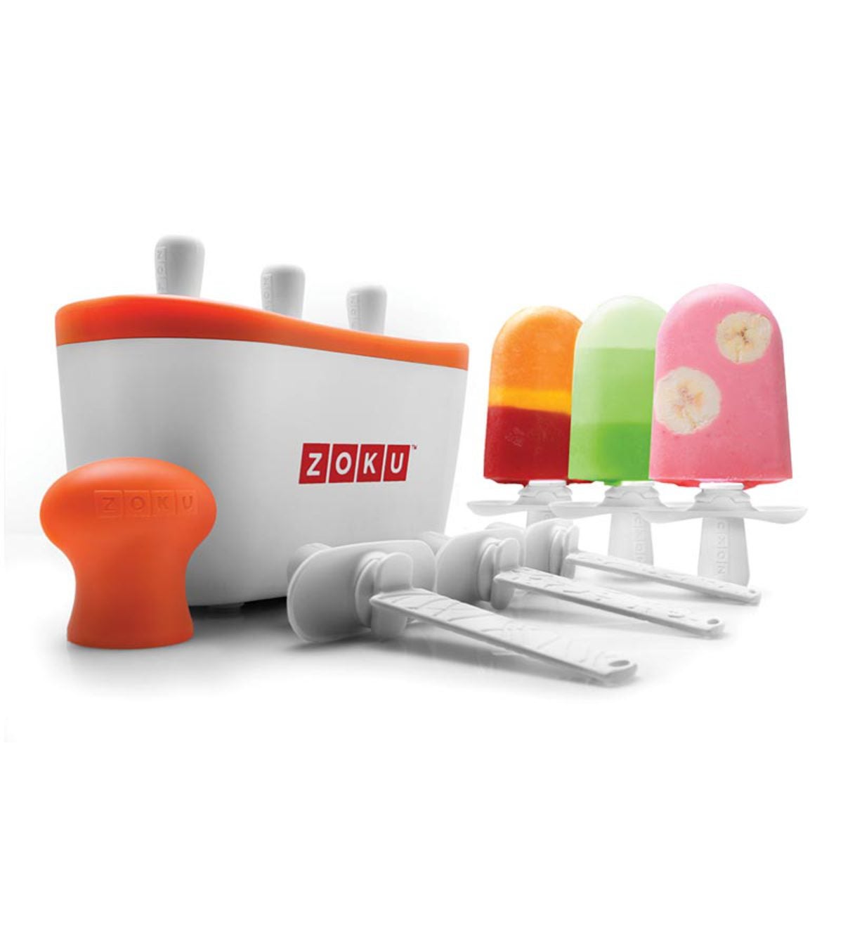 ZOKU Quick Pop Maker Spare Parts 6 Popsicle Sticks & 6 Drip Guards + Super  Tool