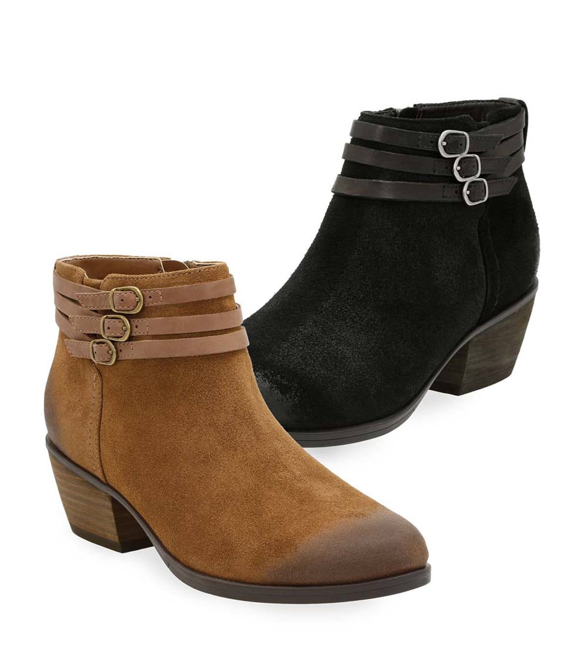 Clarks® Women&apos;s Gelata Siena Boots - Black - 6 | Plow Hearth