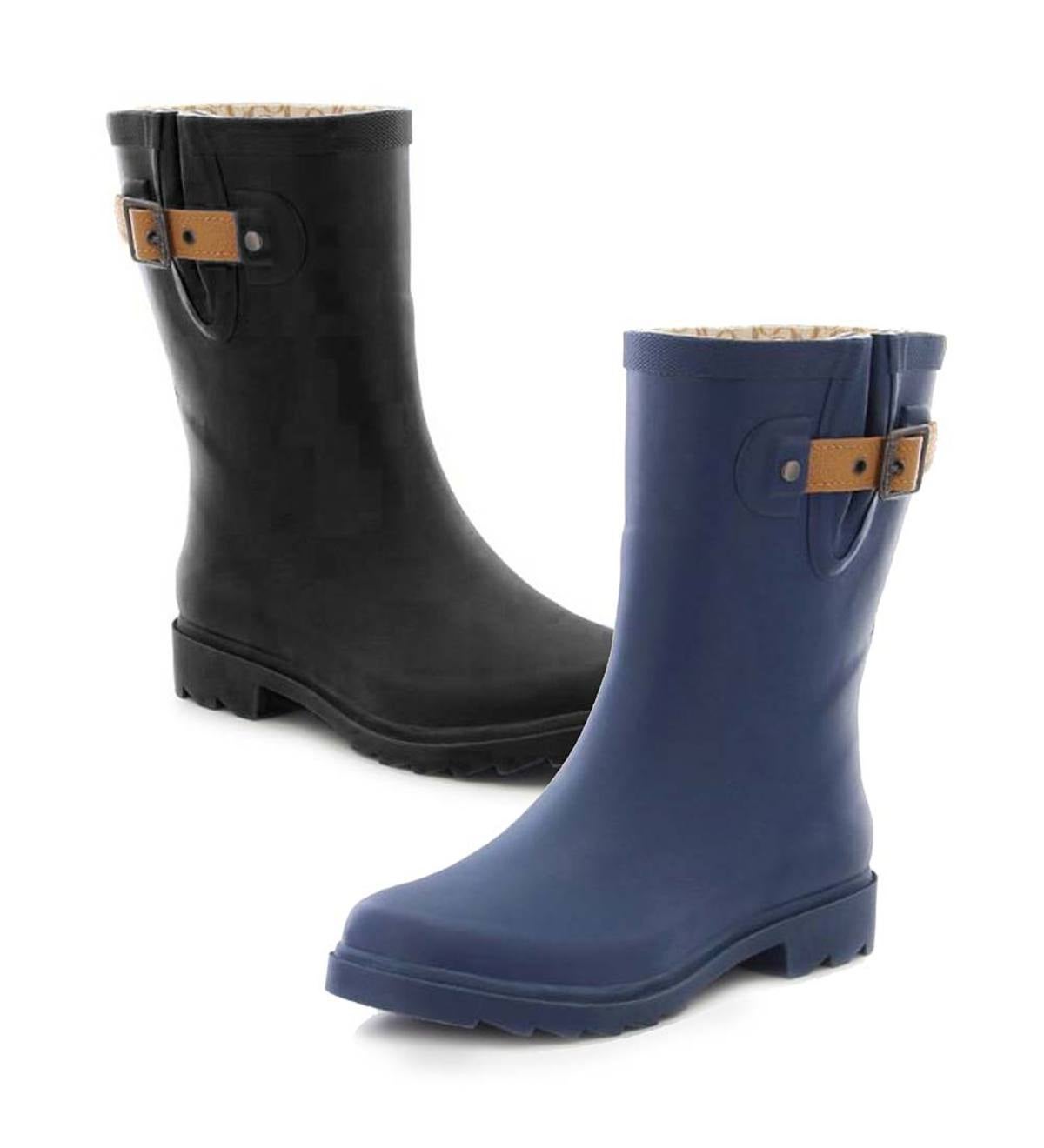 Chooka Women's Mid-Calf Solid Rain Boot | PlowHearth