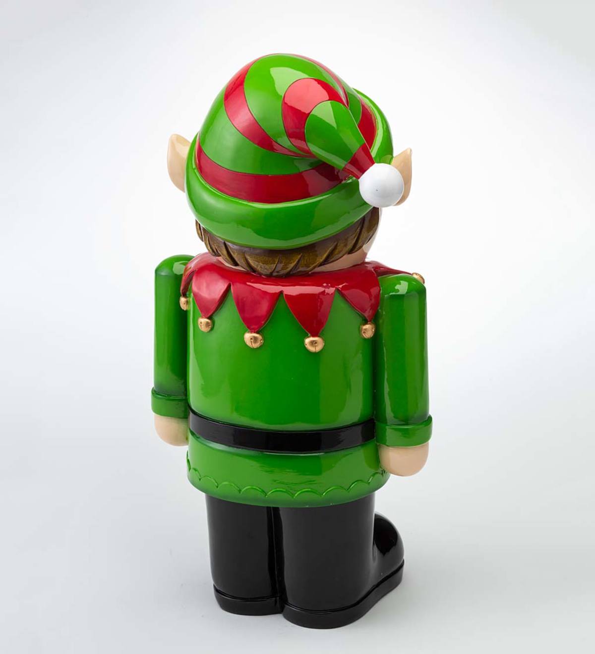 Indoor/Outdoor Lighted Shorty Elf Holiday Statue | Plow & Hearth