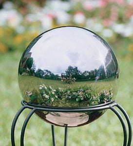 Durable Stainless Steel Gazing Ball Gazing Globe Mirror Ball 150mm Gazing Balls for Garden on Clearance Garden Sphere Metal Stainless Steel Gazing Globe 12 inch /8 inch/6 inch 
