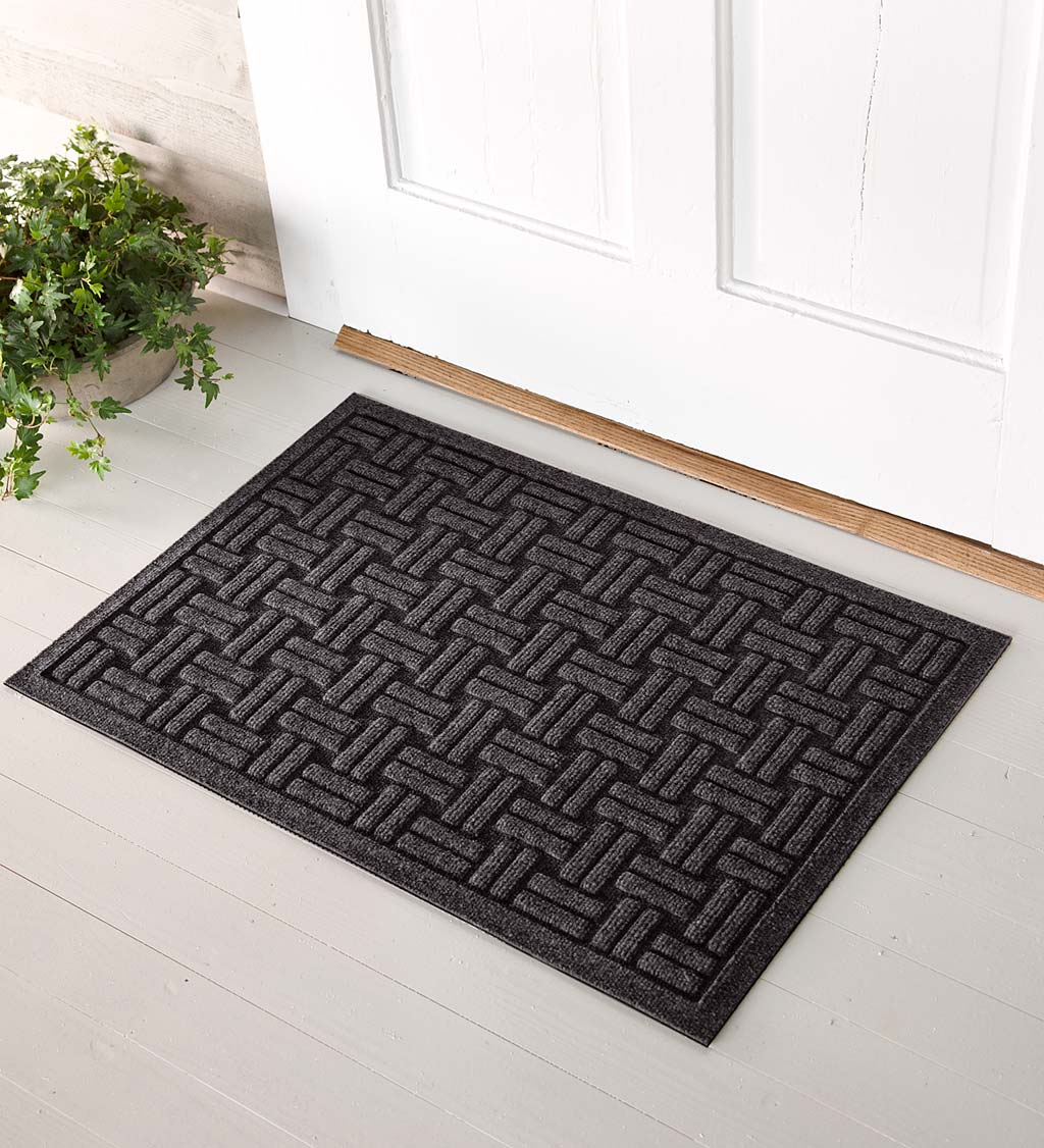 Waterhog Basket Weave Doormat, 3' x 5' swatch image