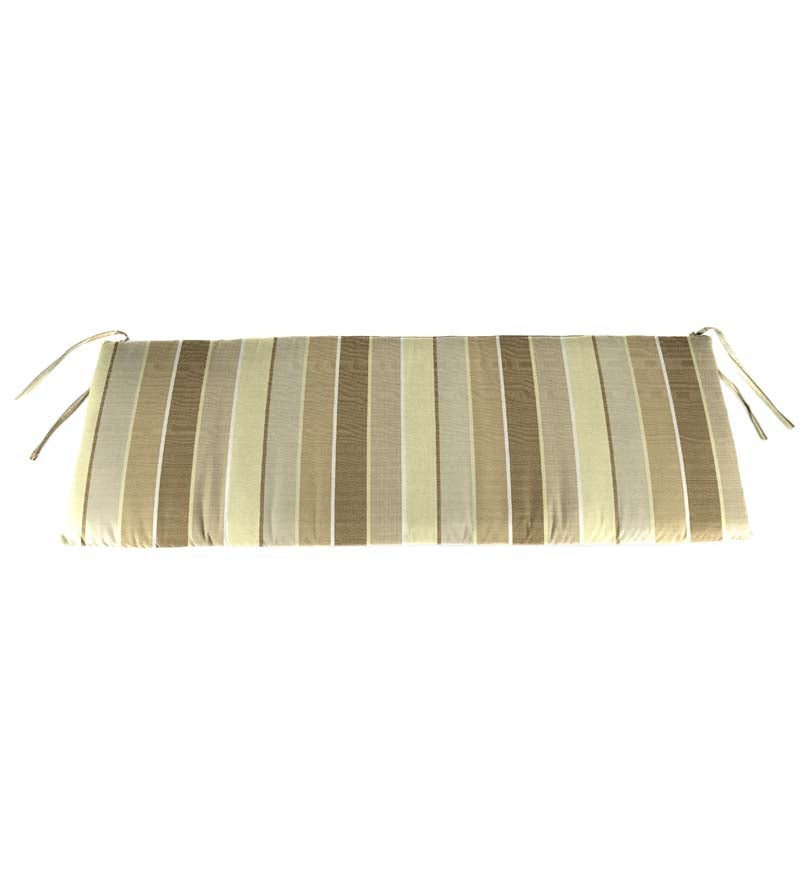 Sunbrella Classic Swing/Bench Cushions With Ties | Deck & Patio Décor ...