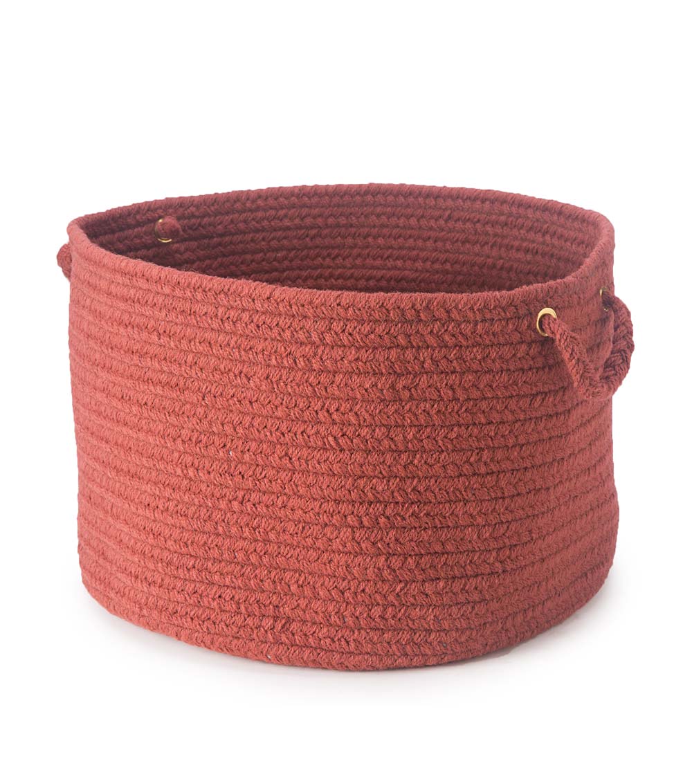 Braided Polypro Roanoke Basket with Handles swatch image