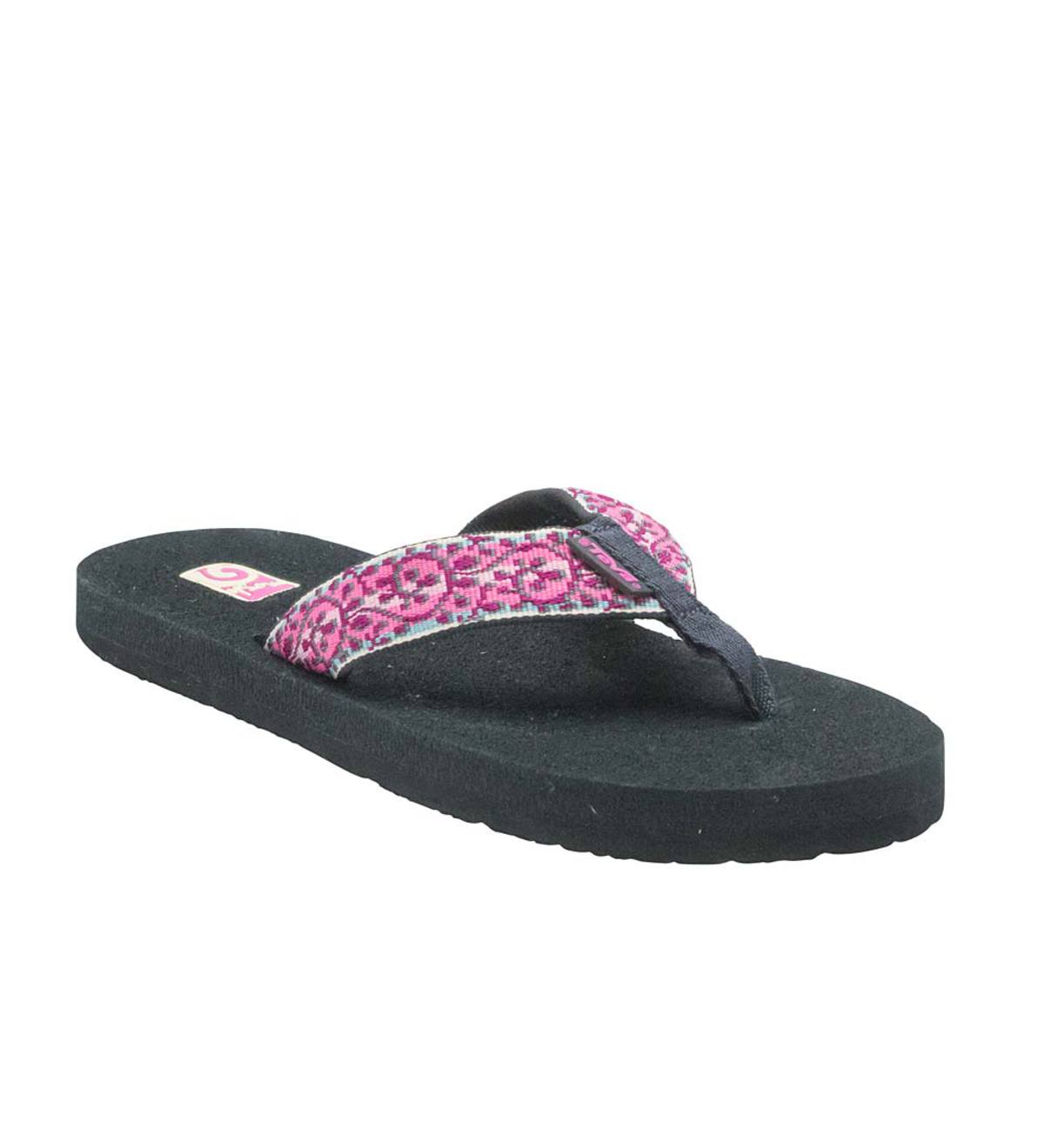 Teva Mush II Flip Flop Sandals - Black - Size 6 | PlowHearth