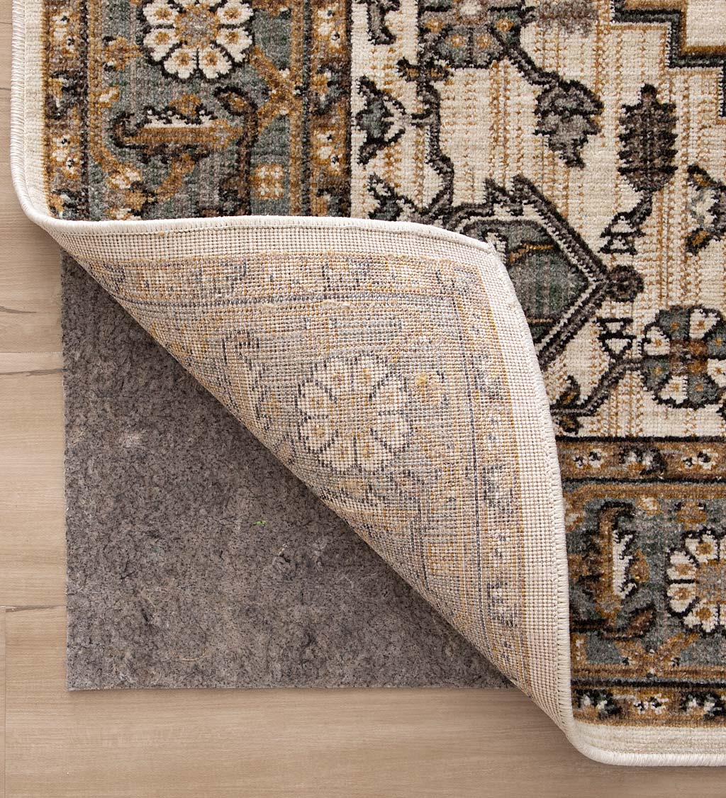 Recycled Synthetic Fiber All-Surface Pet-Proof Rug Pad, 4' x 6