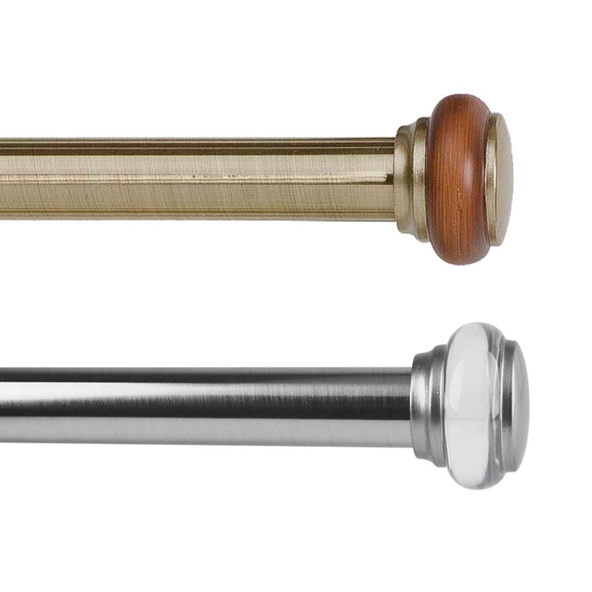Adjustable Steel Titan Imperial Curtain Rods And Matching Accessories