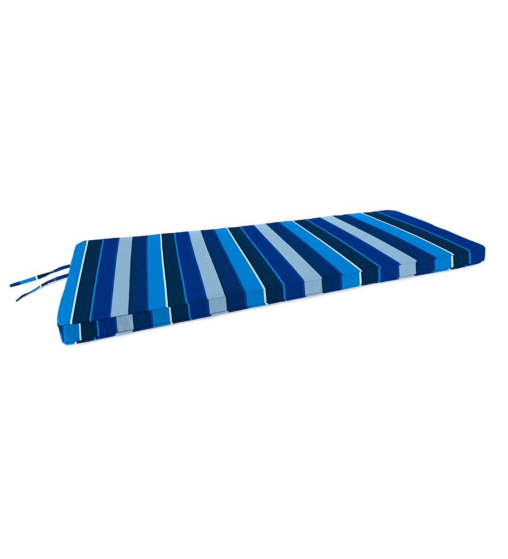 Deluxe Sunbrella Swing/Bench Cushion with ties 40" x 20" x 3"H swatch image