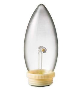 Remote-Controlled Window Candle LED Bulbs, Set of 2