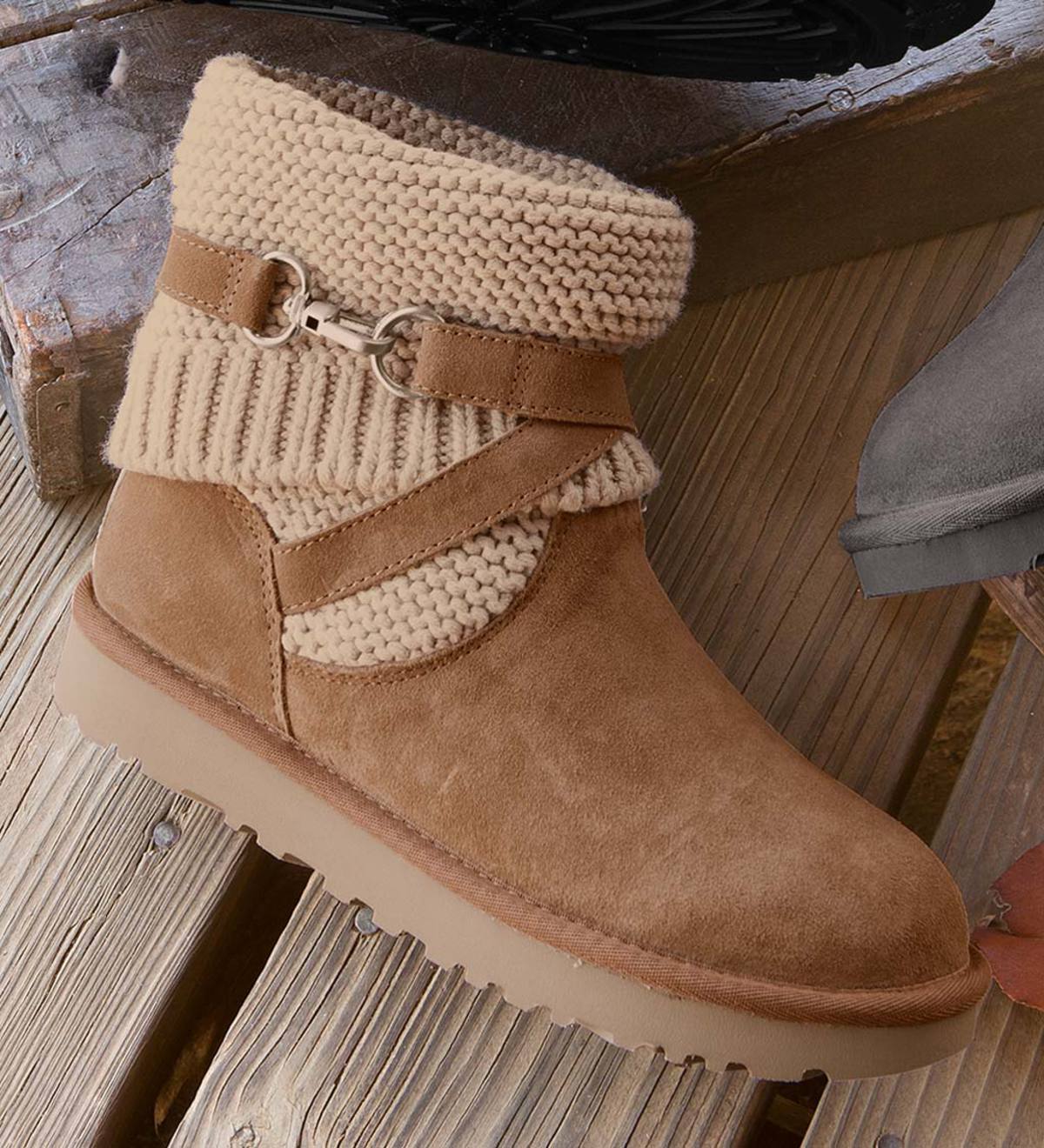 ugg strap boots