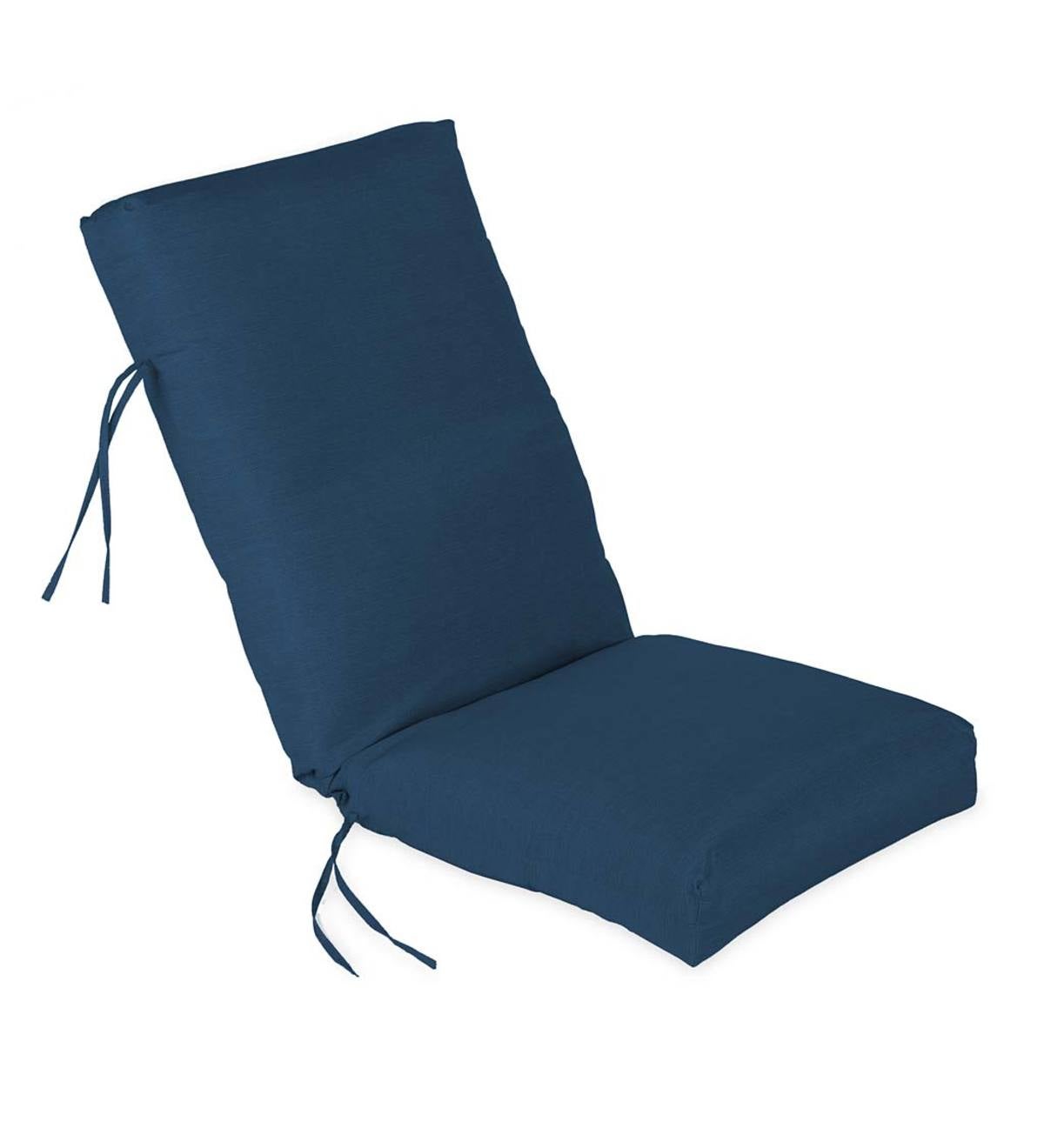 Sunbrella Classic High Back Chair, Outdoor Dining Chair Cushions 20 X