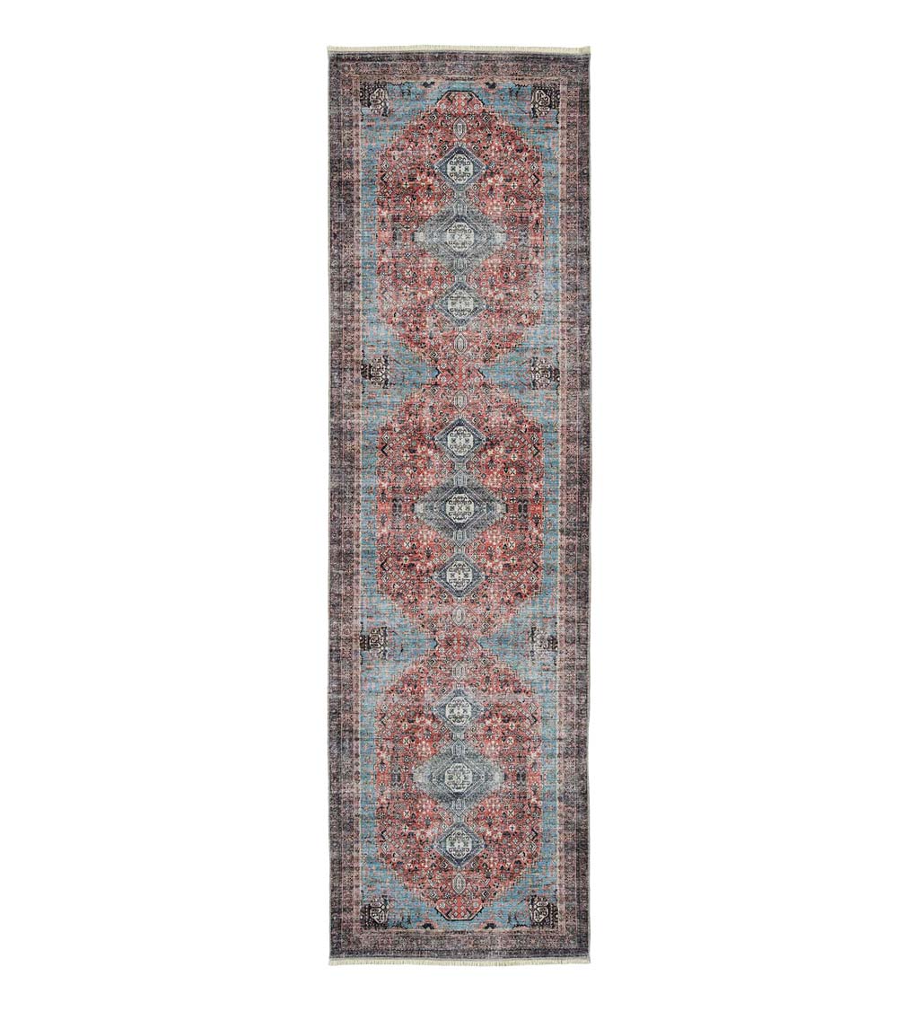 Riverside Dawn Easy-Care Polyester Area Rug