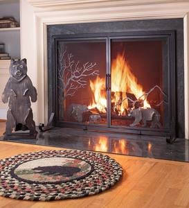 Shenandoah Mountain Bear Fireplace Tool Set