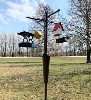 Image of Squirrel Stopper Bird Feeder Pole. Shop Gifts for Bird Lovers