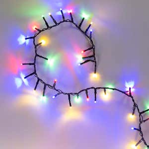 LED Ceramic Christmas Tree with Santa Hat